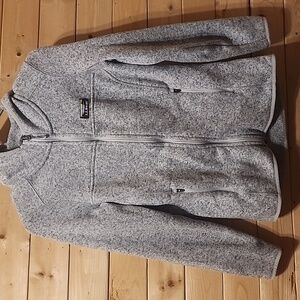 L.L. Bean Gray Fleece Jacket Size XS Regular NWOT